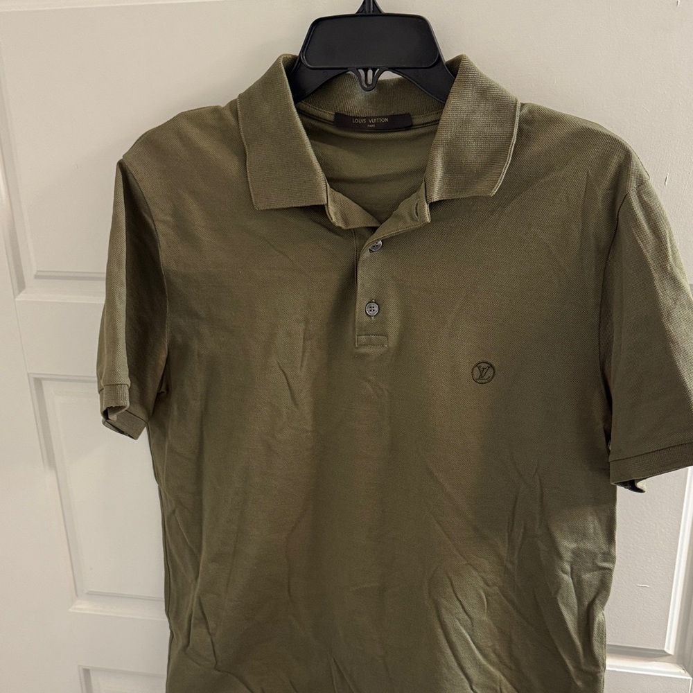 Louis Vuitton Khaki Polo Shirt